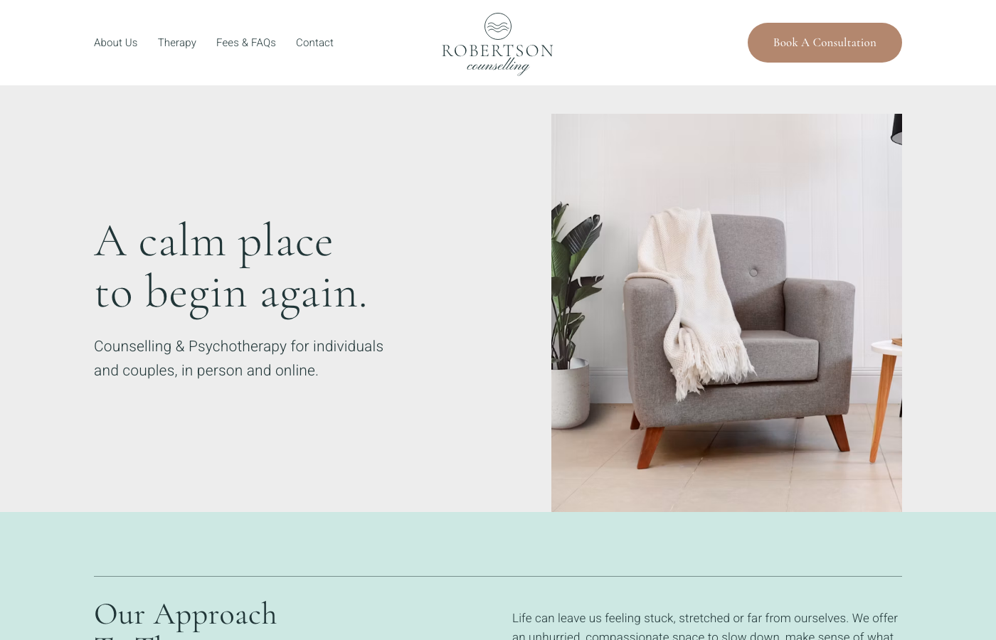 Robertson Counselling homepage